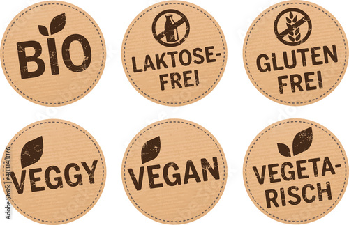 Icons Vegan bio etc recyclingpapier zerkratzt
