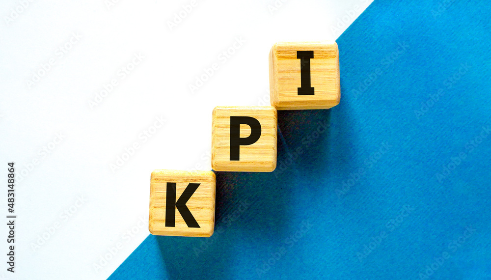 KPI, key performance indicator symbol. Concept word KPI, key performance indicator on wooden cubes on beautiful white background, copy space. Business, KPI, key performance indicator concept. KPI, key performance indicator symbol. Concept word KPI, key performance indicator on wooden cubes on beautiful white background, copy space. Business, KPI, key performance indicator concept.