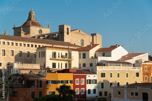 Mahon (Menorca, Spain) in the evening.