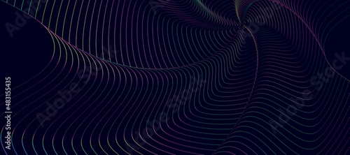 Fototapeta Naklejka Na Ścianę i Meble -  3d Abstract colorful fluid design