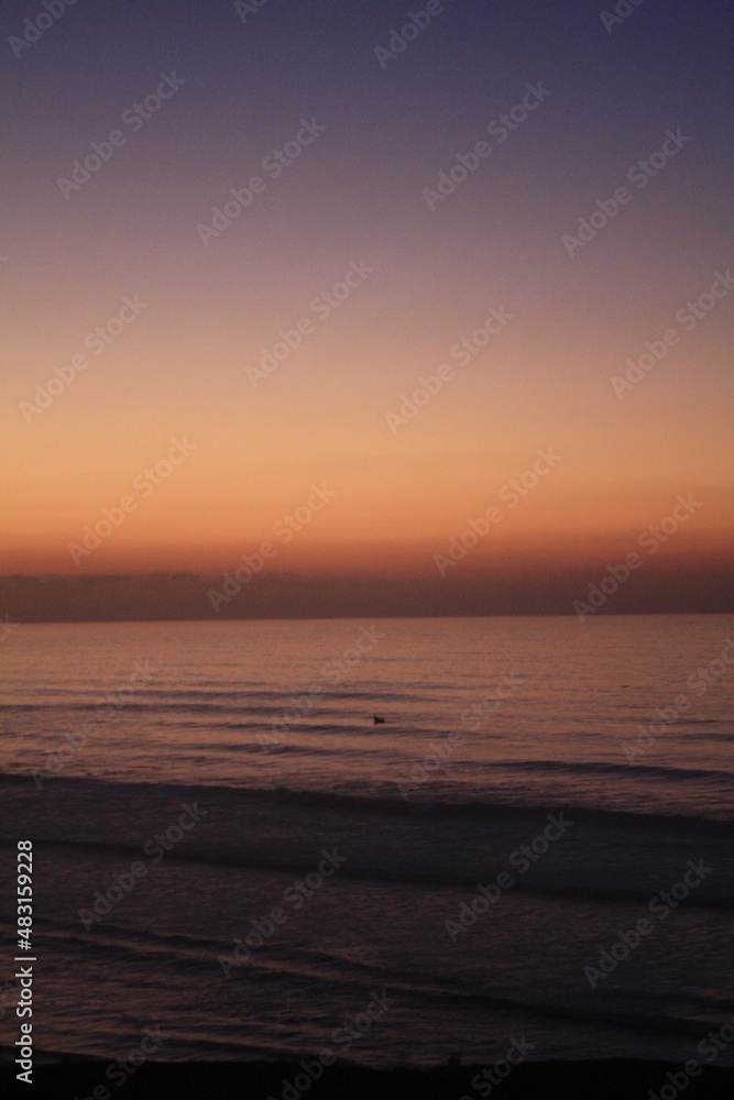 sunset at the beach