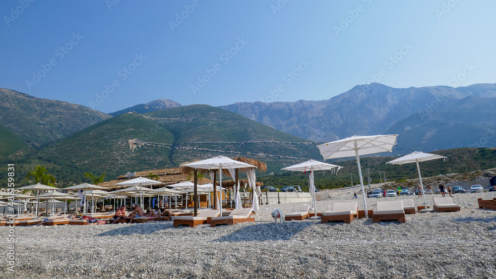 A magnificent beach in southern Albania