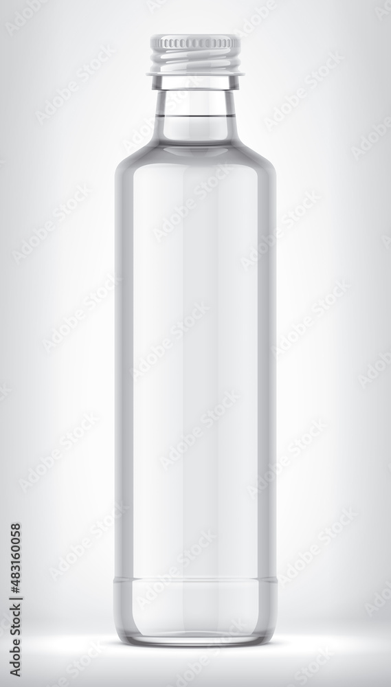 Glass Bottle on background. Glass Bottle on background.