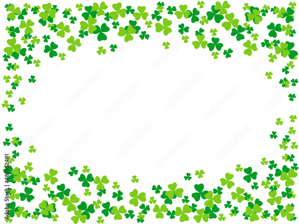 St. Patrick's Day Clover background. Vector for banner, poster, greeting card, flyer, postcard, sticker, etc. St. Patrick's Day Clover background. Vector for banner, poster, greeting card, flyer, postcard, sticker, etc.