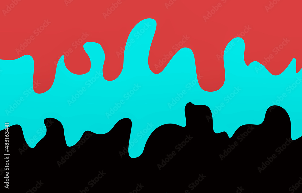 Modern background with abstract elements and dynamic shapes. Composition of colored spots. Abstract background with curved waves for text and images. Modern graphic design in a simple flat style.