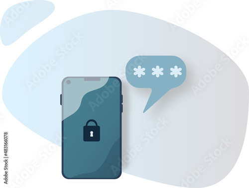 sms code password on smarphone