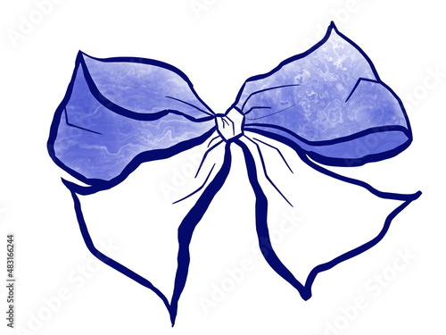 Hand painted digital bow
