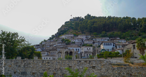 Berat - a city with unusual architecture in Albania