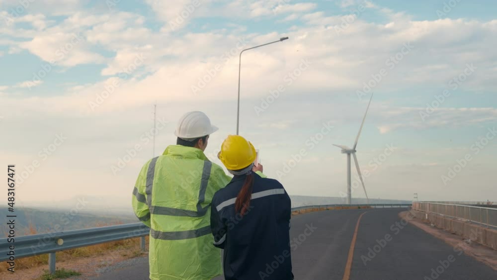 people engineer are wearing a protective helmet on head, using tablet Analytics engineering data... people engineer are wearing a protective helmet on head, using tablet Analytics engineering data...