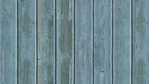 Vintage blue wood plank wall texture background