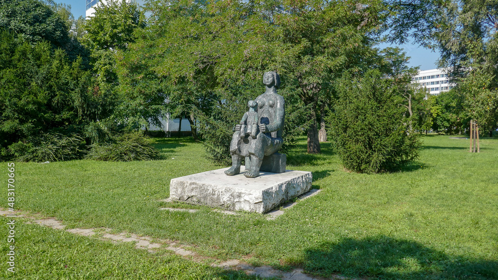Fototapeta premium Budapest is the capital of Hungary. A Journey into a Pandemic