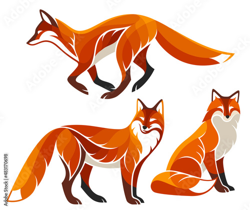 Stylized Animals - Red Fox