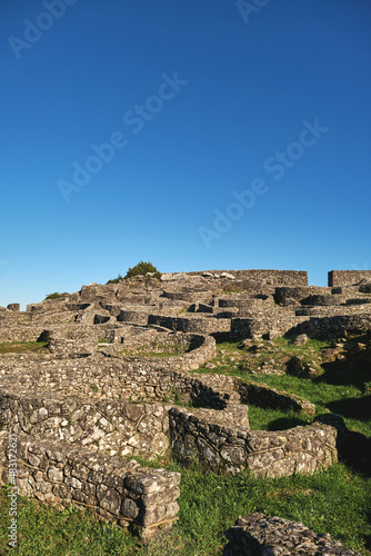 Ruins of ancient stone dwellings