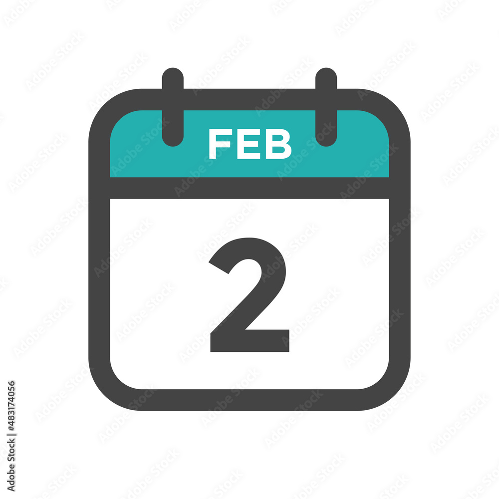 February 2 Calendar Day or Calender Date for Deadlines or Appointment February 2 Calendar Day or Calender Date for Deadlines or Appointment