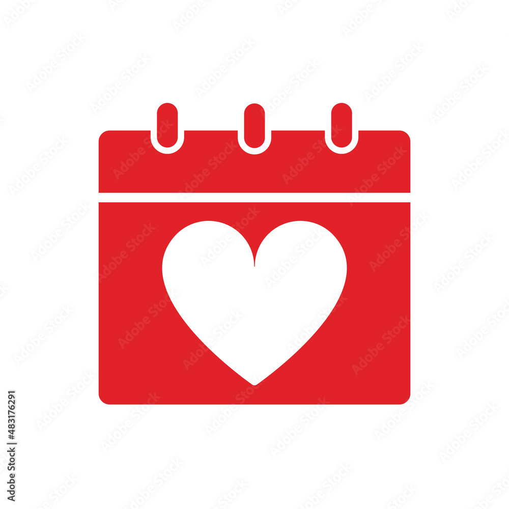Calendar 14 February. Valentine's day holiday. Calendar 14 February. Valentine's day holiday.