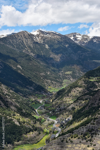 Fototapeta Naklejka Na Ścianę i Meble -  Andorra - Ordino