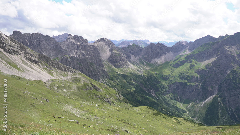 Mountain landscape in austria