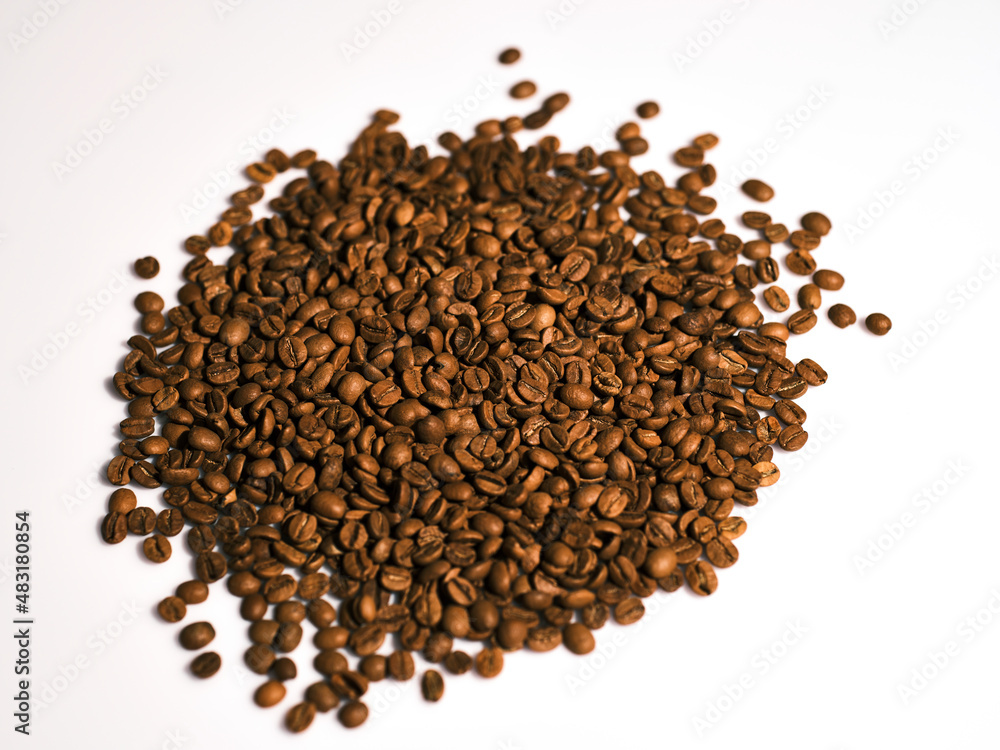 Delicious roasted fresh coffee beans Delicious roasted fresh coffee beans