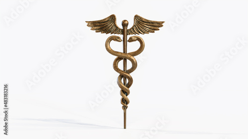 Photo Caduceus Medical symbol