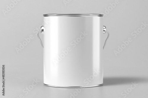 3d rendering mock up paint case packaging