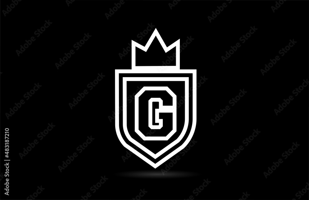 G alphabet letter logo icon design with wings. Creative template for business and company in white and black G alphabet letter logo icon design with wings. Creative template for business and company in white and black