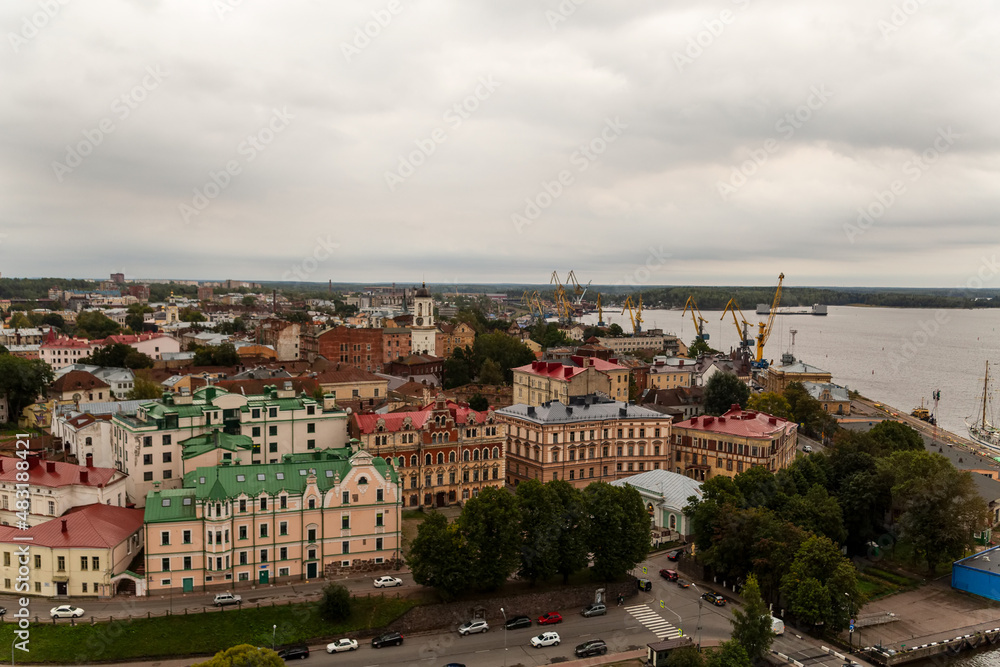 View from a height of Vyborg