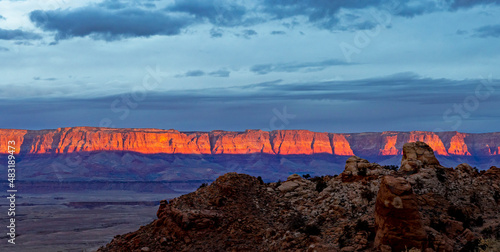 The Vermilion Cliffs At Sunrise Near Marble Canyon., AZ photo