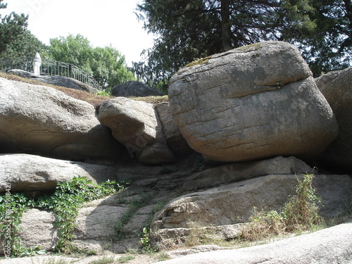 Stone landscape in the park