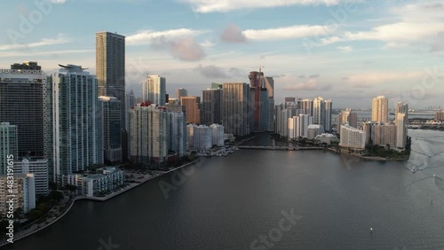 Wallpaper Mural Downtown Miami Skyline at Sunset Torontodigital.ca