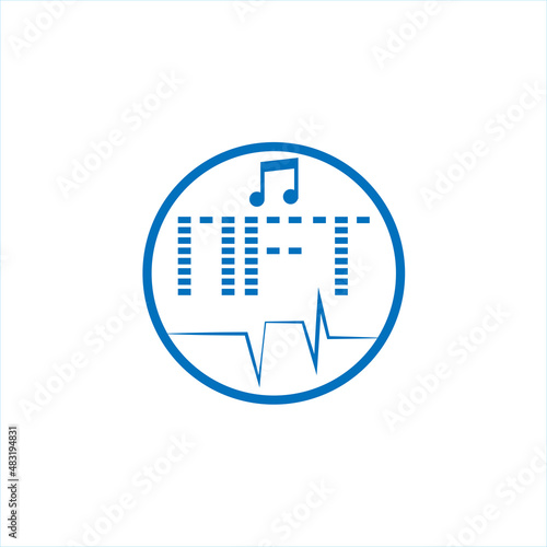 Isolated NFT icon Digital transaction concept Vector illustration