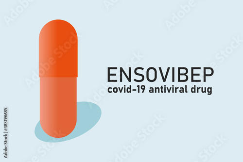 ensovibep oral capsules - concept covid 19 antiviral drug.