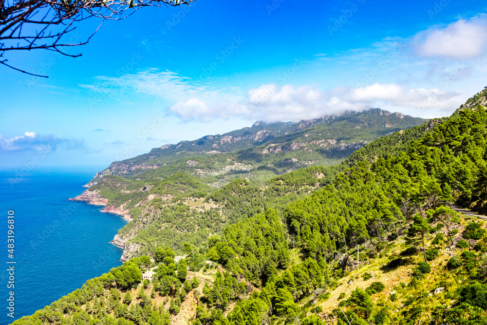 Steep cost seen from Mirador de Ricardo Roca