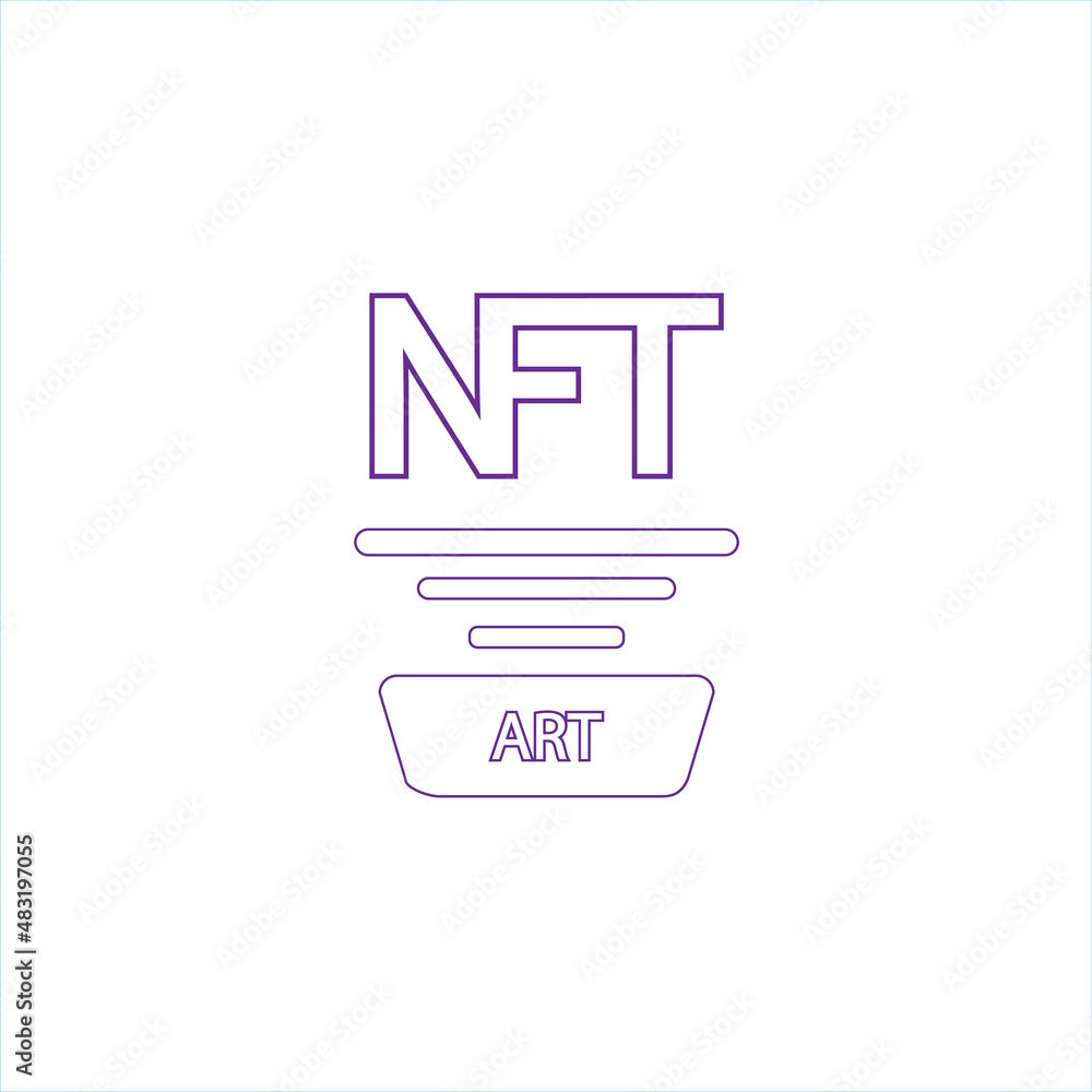 Isolated NFT icon Digital transaction concept Vector illustration Isolated NFT icon Digital transaction concept Vector illustration