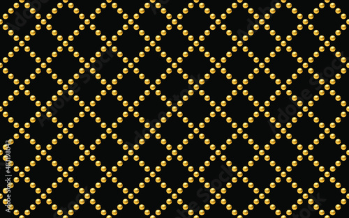 Black and gold luxury background. Vector illustration.