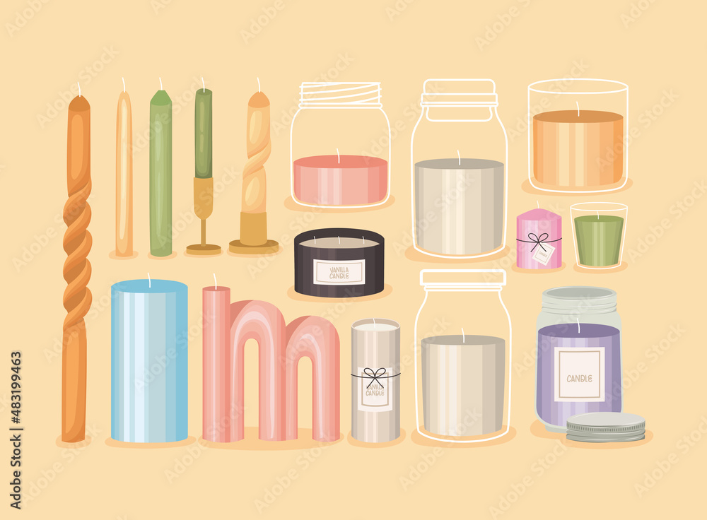 candle items set