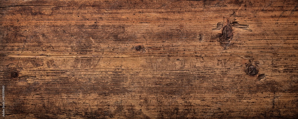 rustic wood texture with natural pattern as background. - obrazy, fototapety, plakaty 