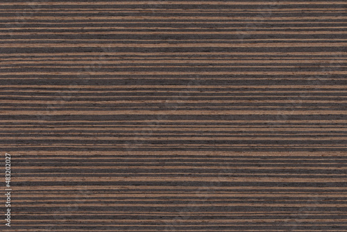 Texture of  Exotic Brown Wenge 5 Wood veneer photo
