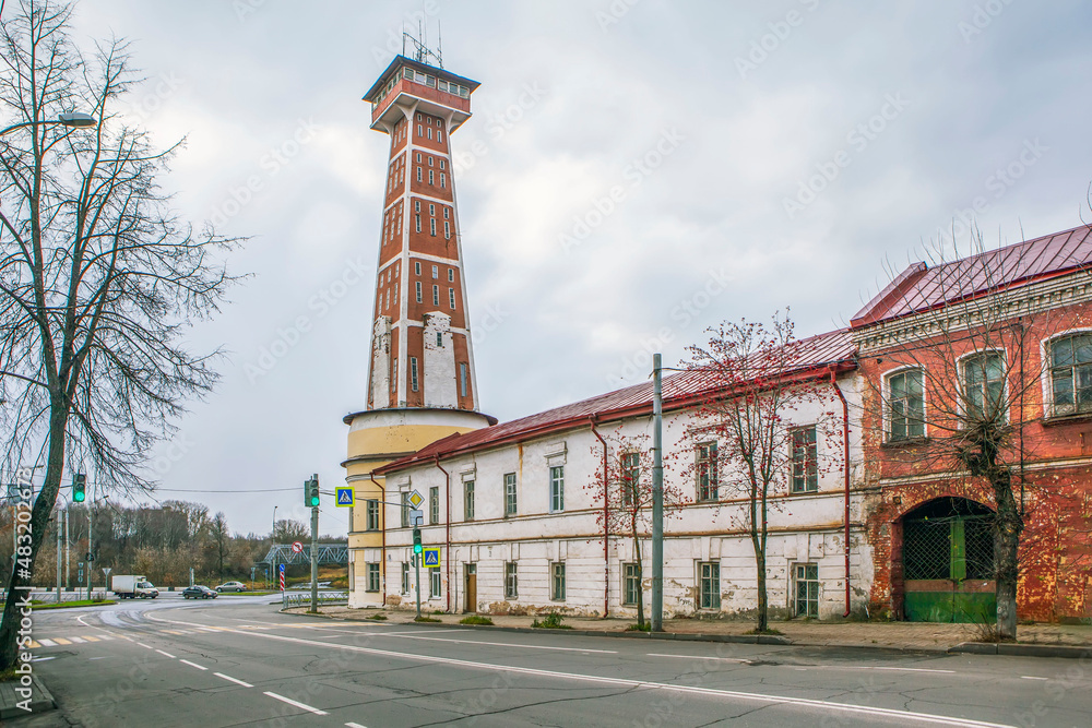 The Rybinsk tower is the highest fire tower in Russia (48 meters). Rybinsk. Yaroslavskaya oblast The Rybinsk tower is the highest fire tower in Russia (48 meters). Rybinsk. Yaroslavskaya oblast