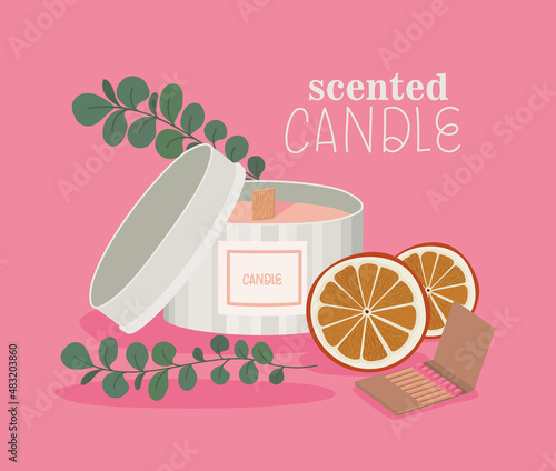 scented candle poster