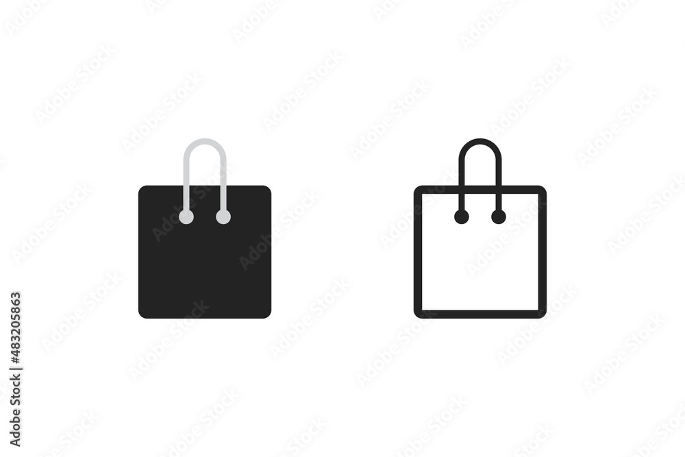 Bag web icon, great design for any purposes. Online store. Online market. Vector symbol. Bag web icon, great design for any purposes. Online store. Online market. Vector symbol.