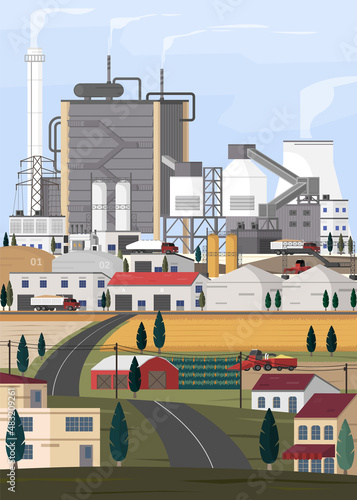 the biomass energy, biomass power plant supply electricity to the factory and city