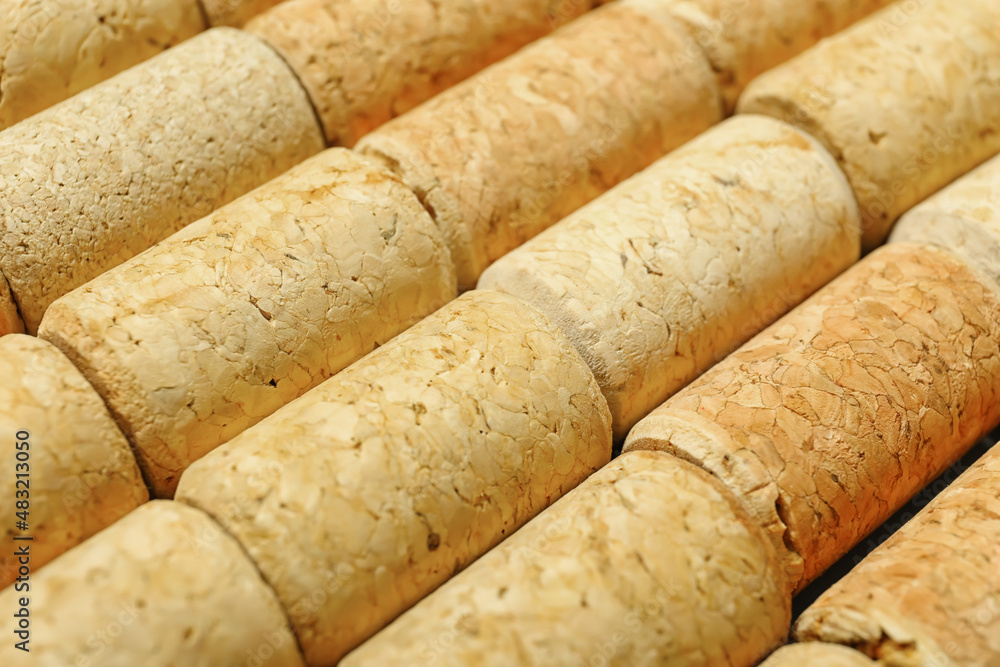 Texture of wine corks as background Texture of wine corks as background