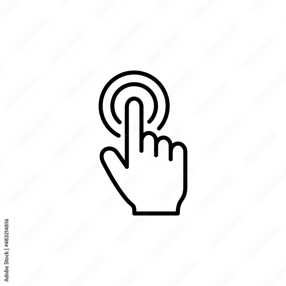 Hand cursor icon. cursor sign and symbol. hand cursor icon clik Hand cursor icon. cursor sign and symbol. hand cursor icon clik