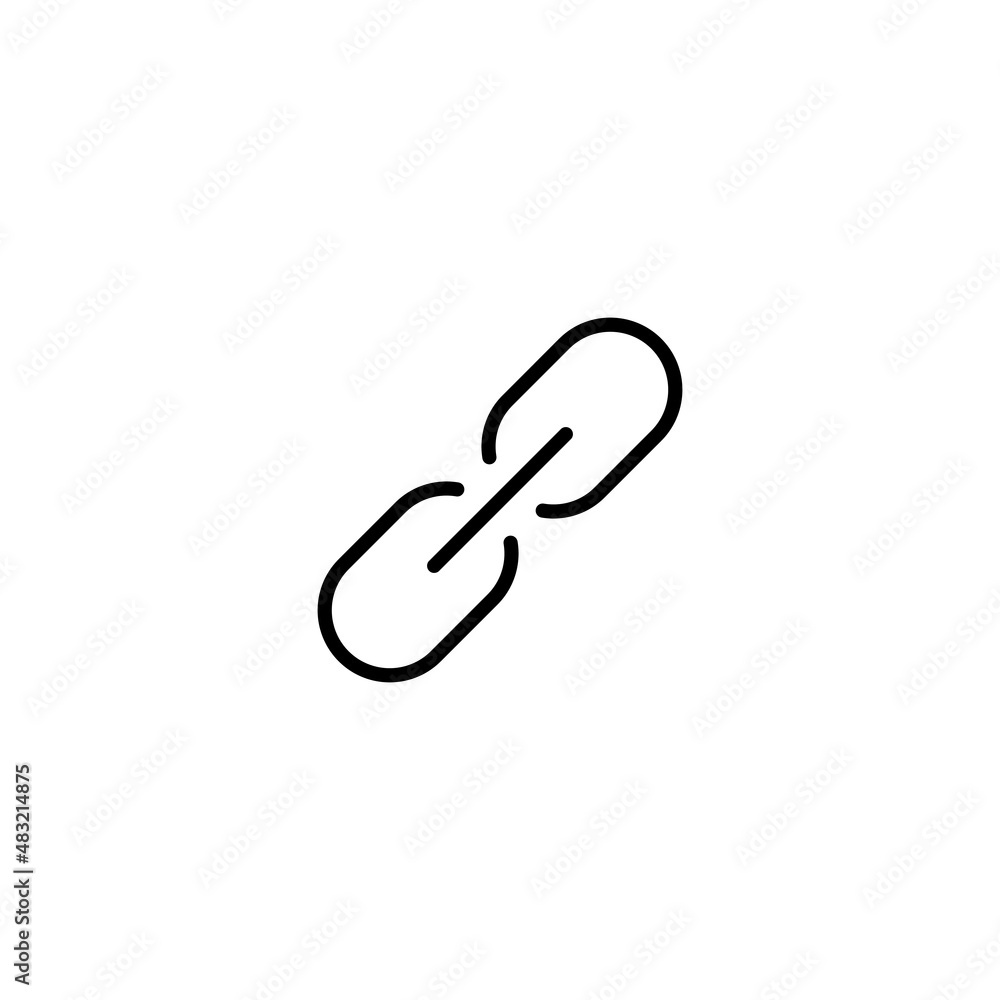 Link icon. Hyperlink chain sign and symbol Link icon. Hyperlink chain sign and symbol