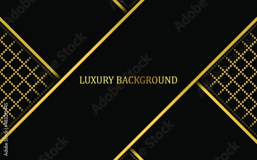 Dark luxury background. Vector illustration.