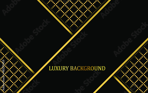 Dark luxury background. Vector illustration.
