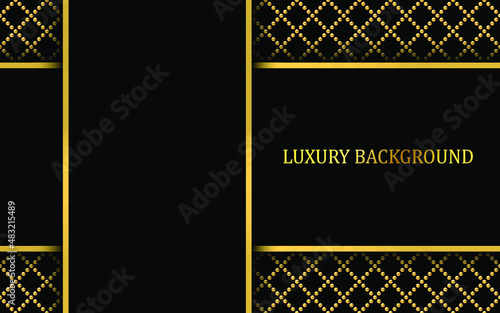 Dark luxury background. Vector illustration.