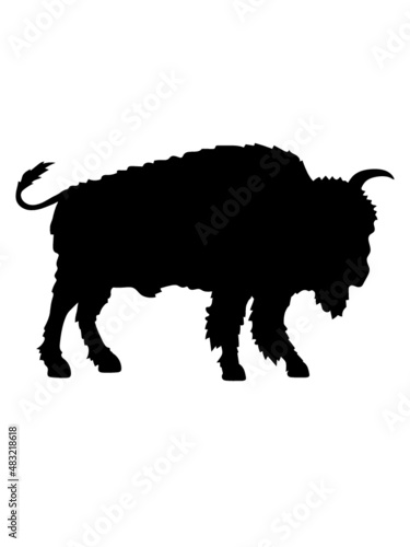 Großes Bison Silhouette 