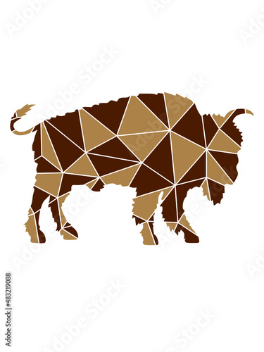 Gitter Silhouette Bison 