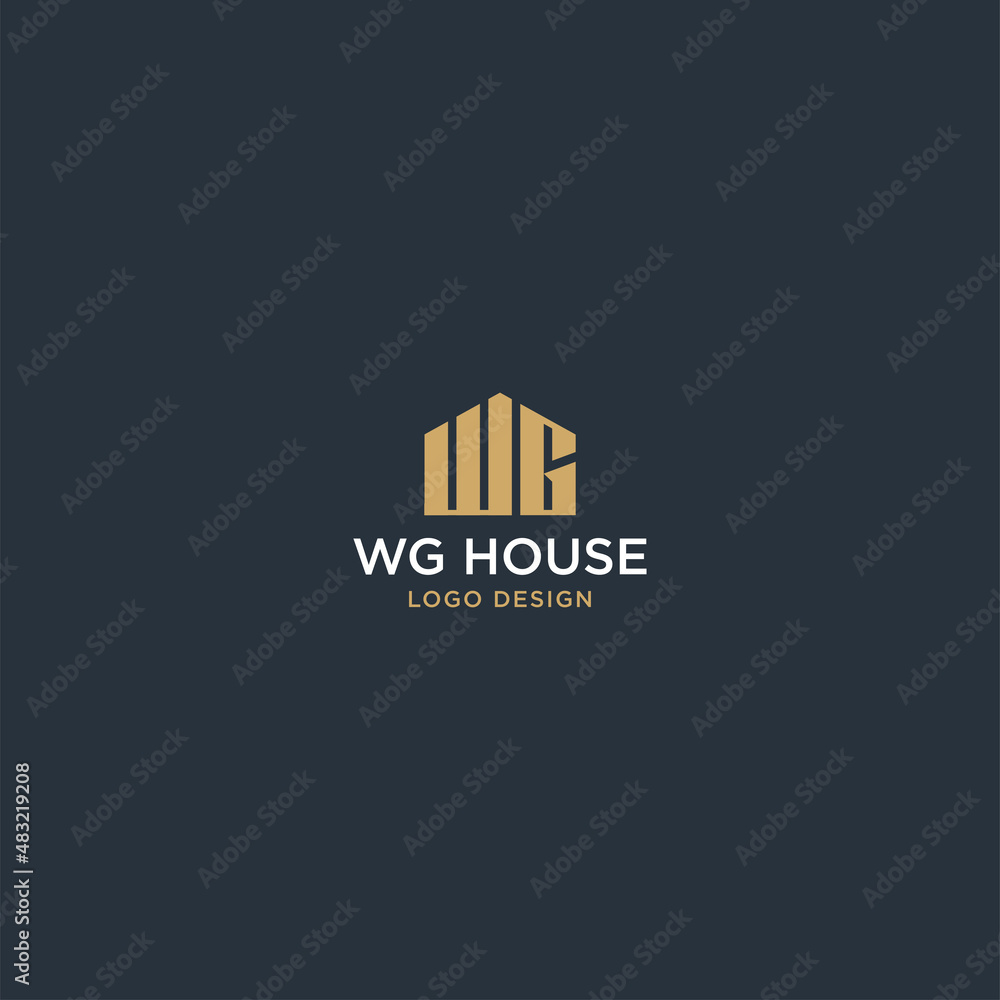 WG HOUSE LOGO DESIGN VECTOR WG HOUSE LOGO DESIGN VECTOR